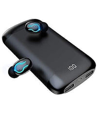 Cuffie Auricolari Power Bank Stereo Hi-fi Per Musica Wireless Q66 Tws Bluetooth         