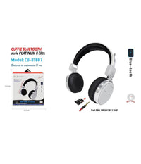 Cuffie Bluetooth Jack Microfono Autonomia 15 Ore Per Smartphone Maxtech Cu-bt007         