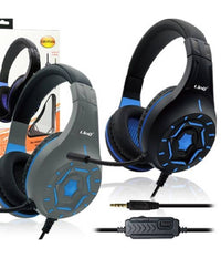 Cuffie Headset Con Microfono Gaming Da Gioco Jack 3,5mm Per Pc Laptop Ear-ps406         