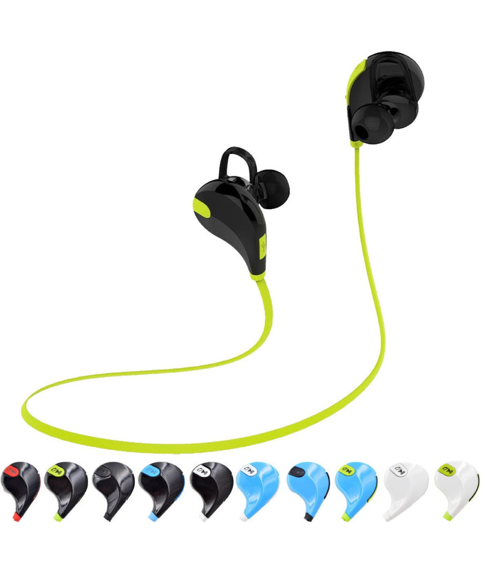 Cuffie Sport Stereo Audio Auricolari Bluetooth Per Smartphone Cellulare Qy7         