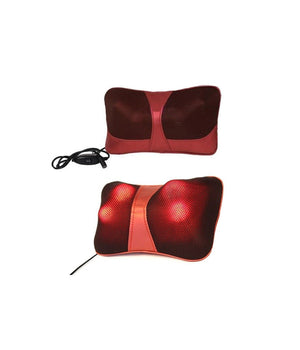 Cuscino Massaggiante Massaggiatore Shiatsu Casa Auto Infrarossi Collo Relax Spa         