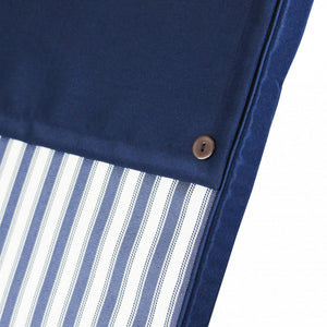 CUSCINO REAL LETTINO RIGA BLU