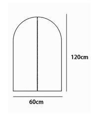 Custodia Copriabito Fodera Indumenti Giacca Cappotto Con Cerniera 60x120cm 87416         