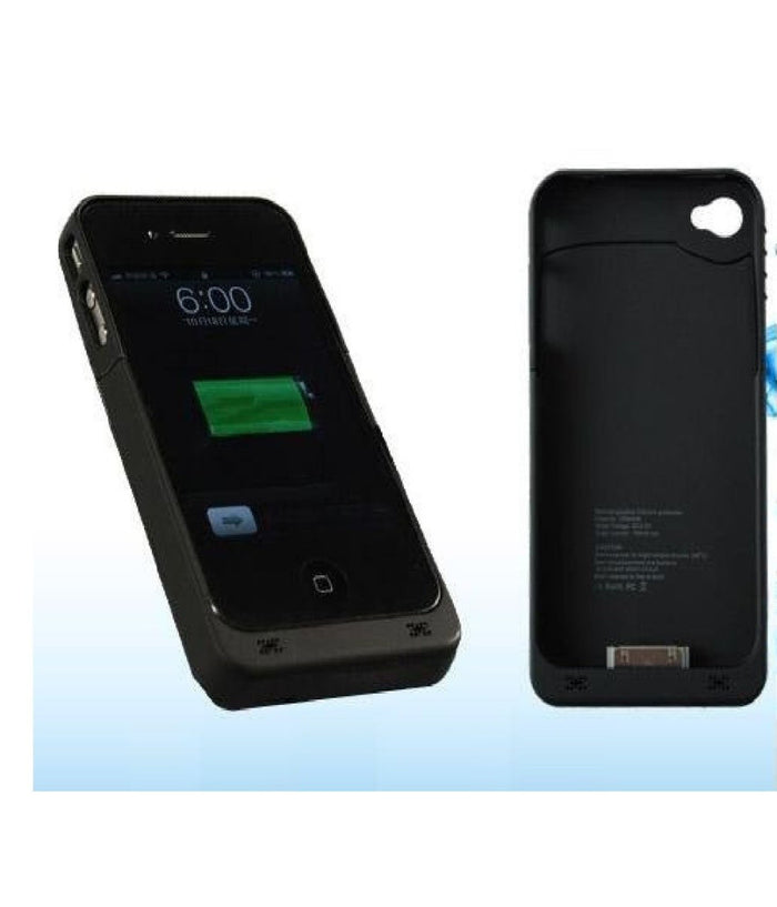 Custodia Cover Interna Con Batteria Integrata X Iphone 4s 4 Ricarica Usb 1800mah         