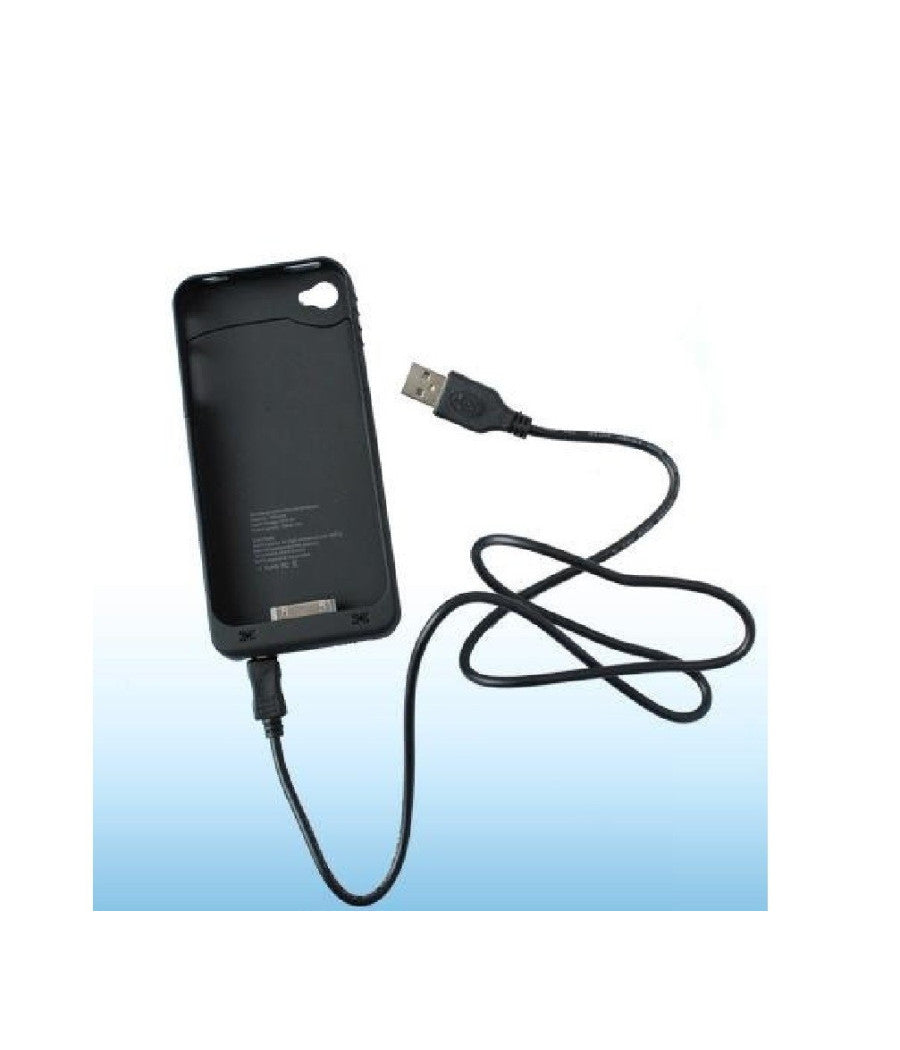 Custodia Cover Interna Con Batteria Integrata X Iphone 4s 4 Ricarica Usb 1800mah         