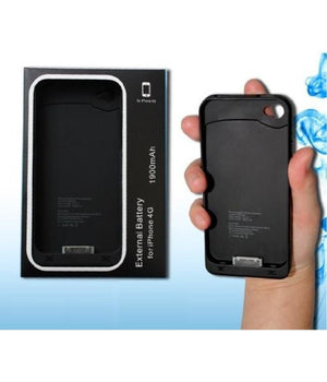 Custodia Cover Interna Con Batteria Integrata X Iphone 4s 4 Ricarica Usb 1800mah         