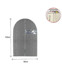 Custodia Tessuto Copriabito Porta Abito Vestito Giacca Viaggi 60 X 100 Cm 69707         