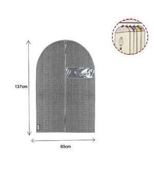 Custodia Tessuto Copriabito Porta Abito Vestito Giacca Viaggi 60 X 137 Cm 69708         