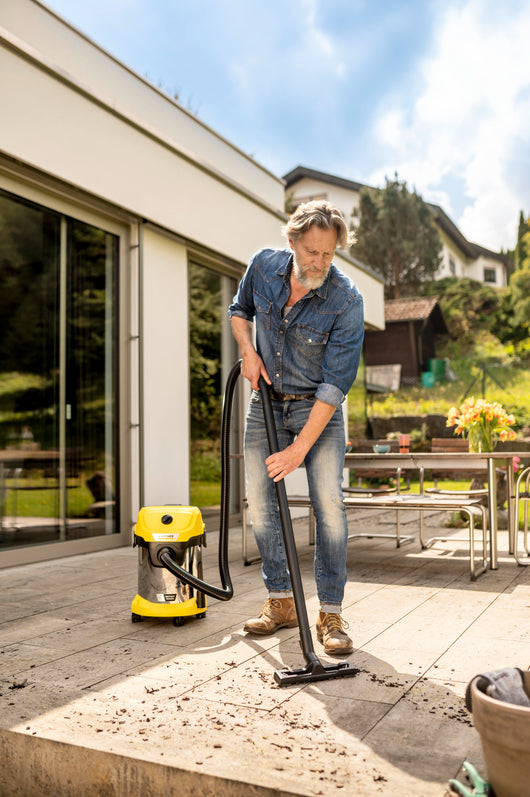 KARCHER Bidone aspiratutto solido liquidi a batteria WD 3-18 S V-17/20 - Potenza allacciata: 270 W - Capacità vano raccolta: 17 l - Materiale vano di raccolta: Acciaio inox 