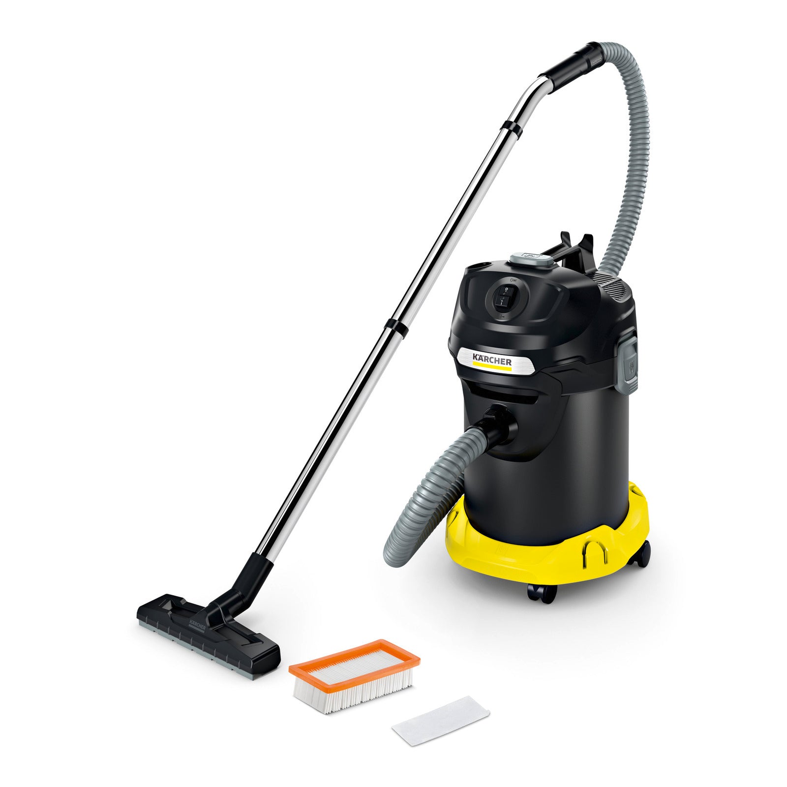 KARCHER Aspirapolvere e aspiracenere AD 4 Premium - Potenza assorbita: 600 W - Capacità vano raccolta: 17 l - Materiale vano di raccolta: Metallo 