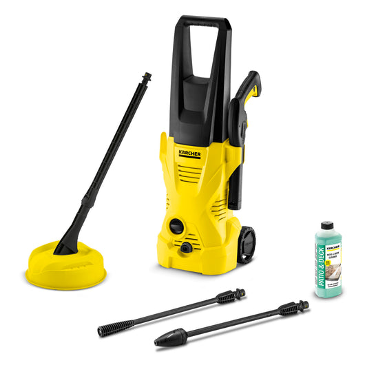 KARCHER Idropulitrice K 2 Home T150 - Pressione: max. 110 / max. 11 bar / MPa - Portata: max. 360 l/h - Potenza allacciata: 1.4 kW