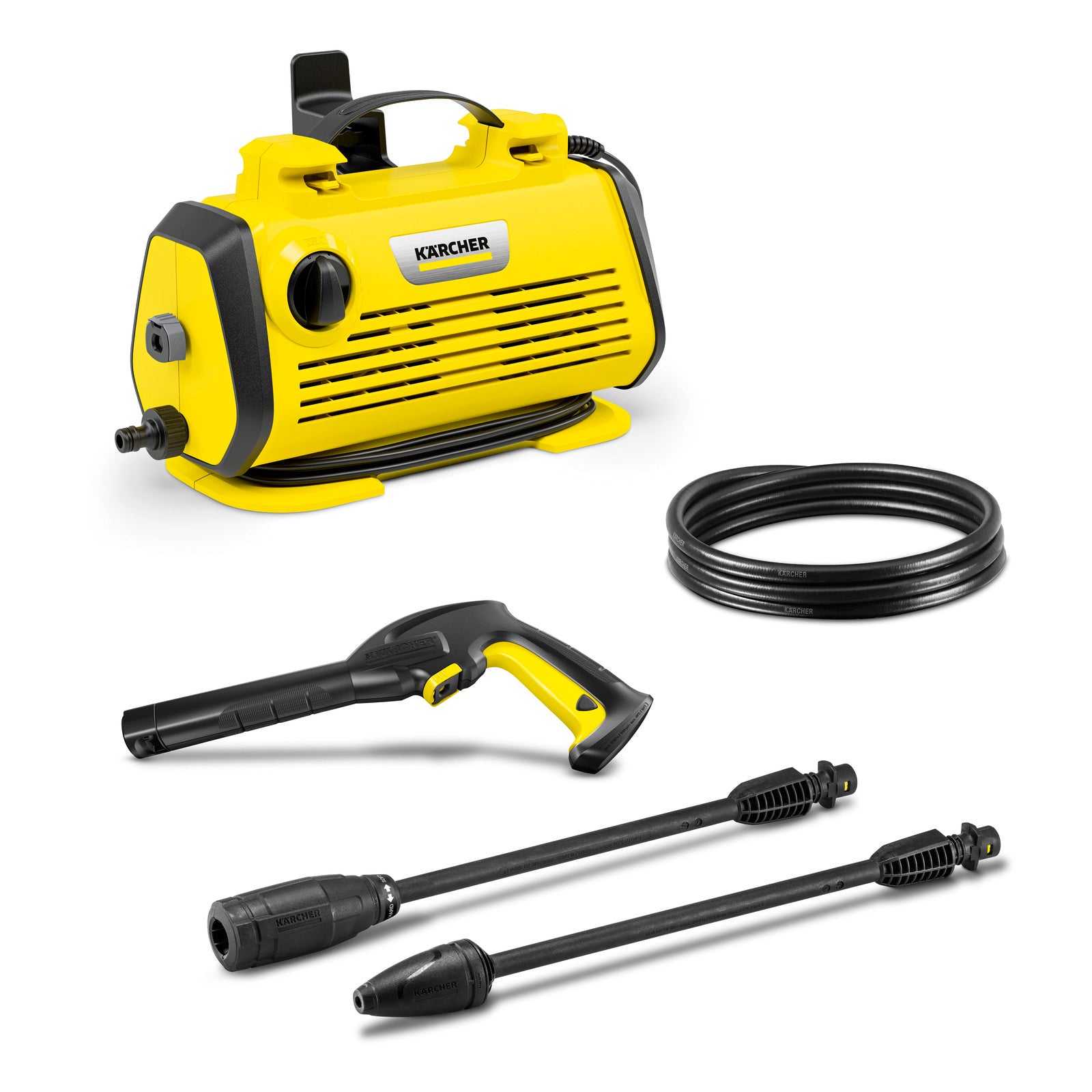 KARCHER Idropulitrice K 3 Horizontal Plus - Pressione: 20 – max. 120 bar - Portata: max. 380 l/h - Potenza allacciata: 1600 W