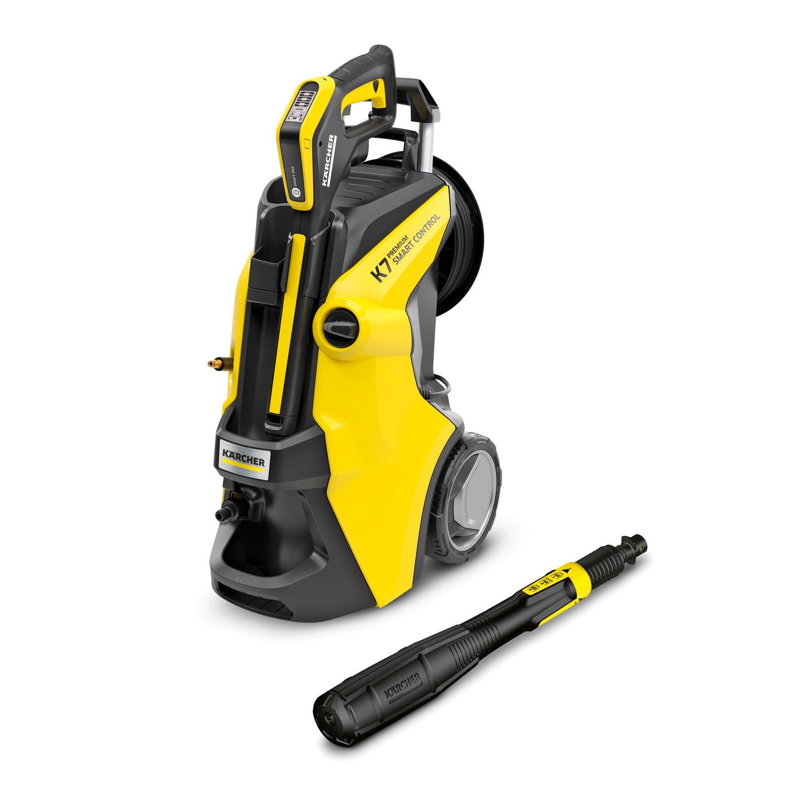 KARCHER Idropulitrice K 7 Premium Smart Control - Pressione: 20 – max. 180 / 2 – max. 18 bar / MPa - Portata: max. 600 l/h - Potenza allacciata: 3 kW