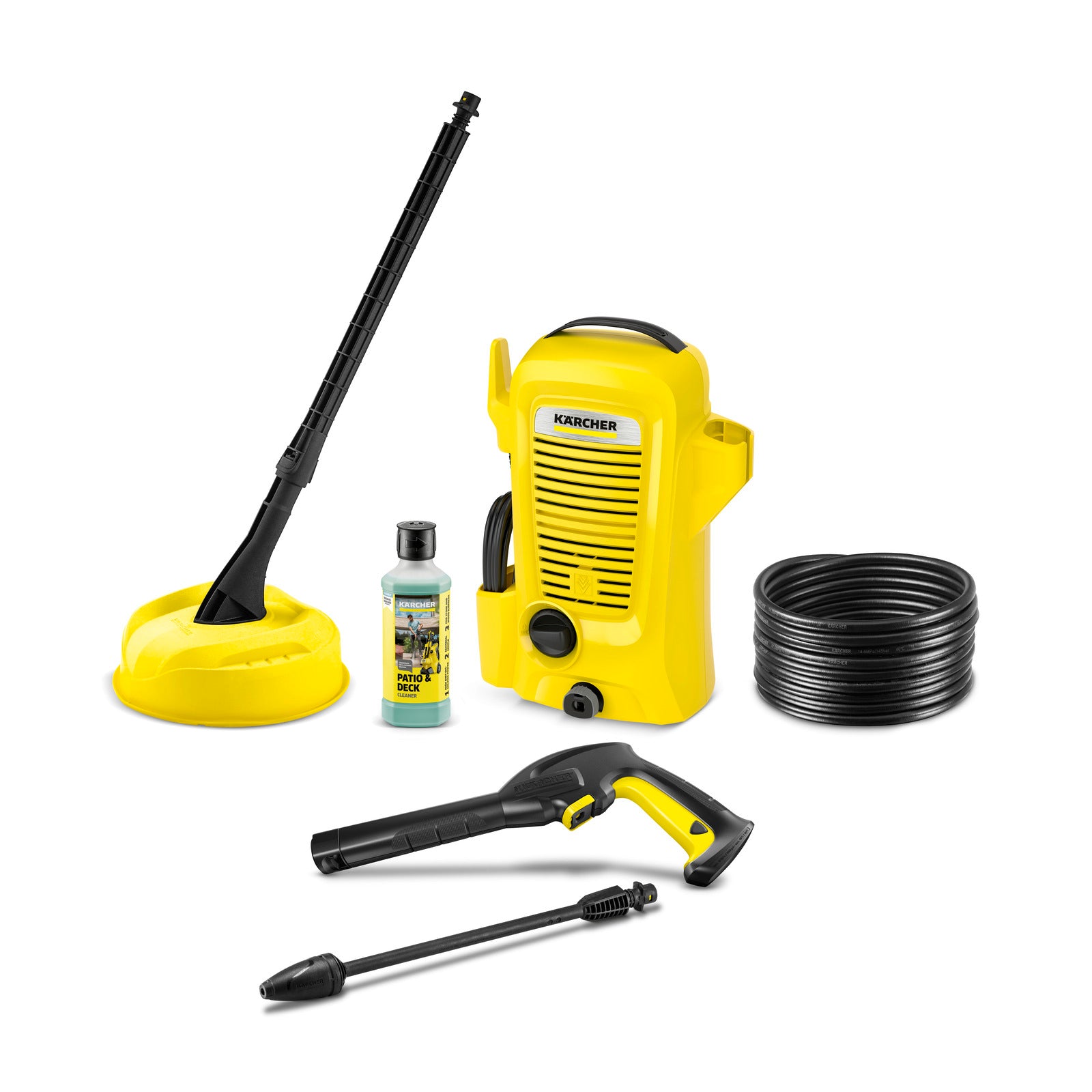 KARCHER Idropulitrice K 2 Universal Edition Home - Pressione: 110 / 11 bar / MPa - Portata: max. 360 l/h - Potenza allacciata: 1.4 kW