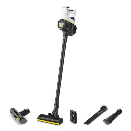 KARCHER Aspirapolvere VC 4 Cordless myHome Pet - Livello di potenza sonora: < 78 dB(A) - Capacità vano raccolta: 650 ml - Tipo di batteria: Batteria agli ioni di litio 