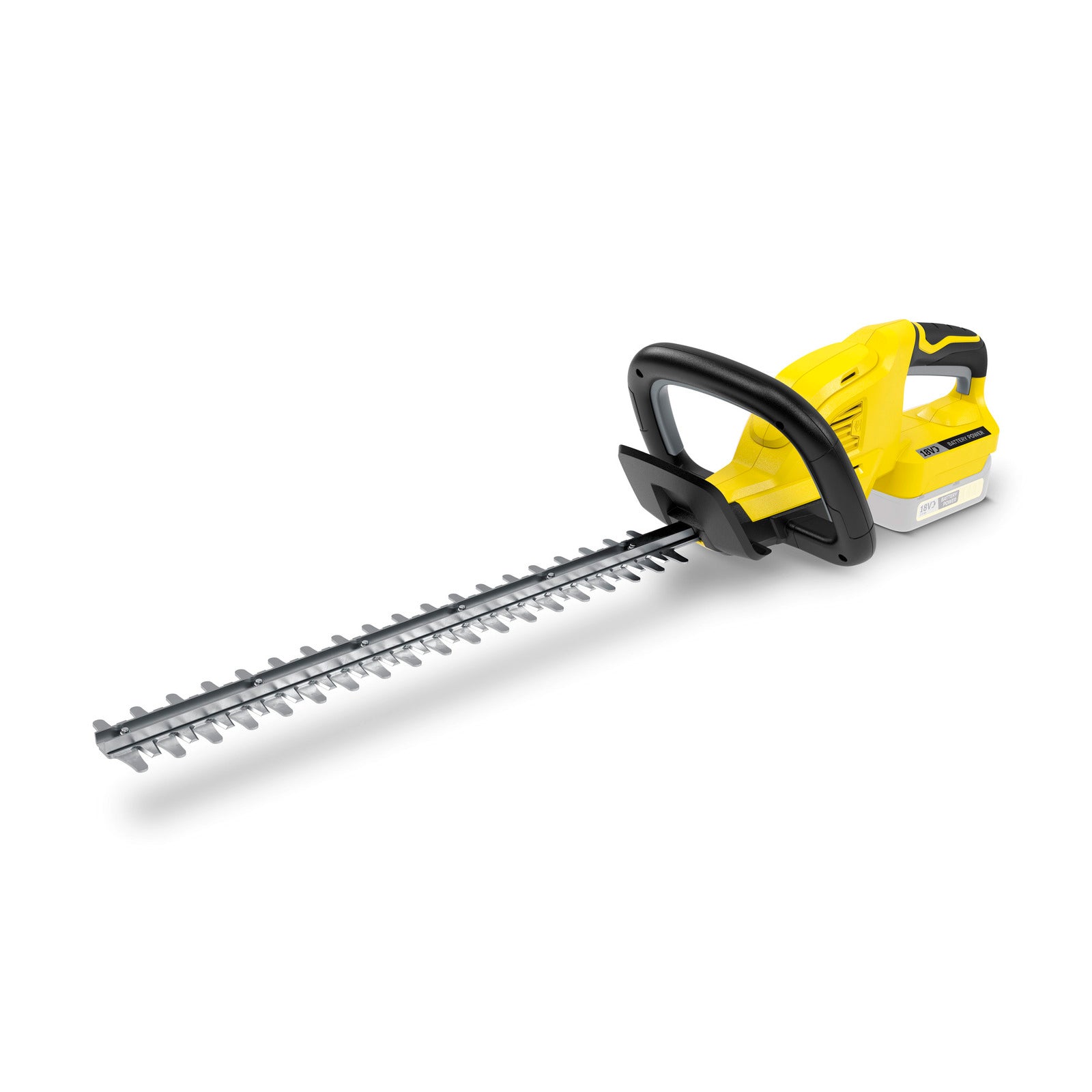 KARCHER Tagliasiepi a batteria HGE 18-45 Battrey - Piattaforma batteria: Piattaforma Battery Power+ 18 V  - Lunghezza lama: 45 cm - Spazio tra i denti della lama: 18 mm