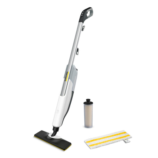 KARCHER Lavapavimenti a vapore SC 2 Upright - Resa con un serbatoio pieno (circa): circa. 50 m² - Potenza termica: 1600 W - Tempo necessario per il riscaldamento: 0.5 min