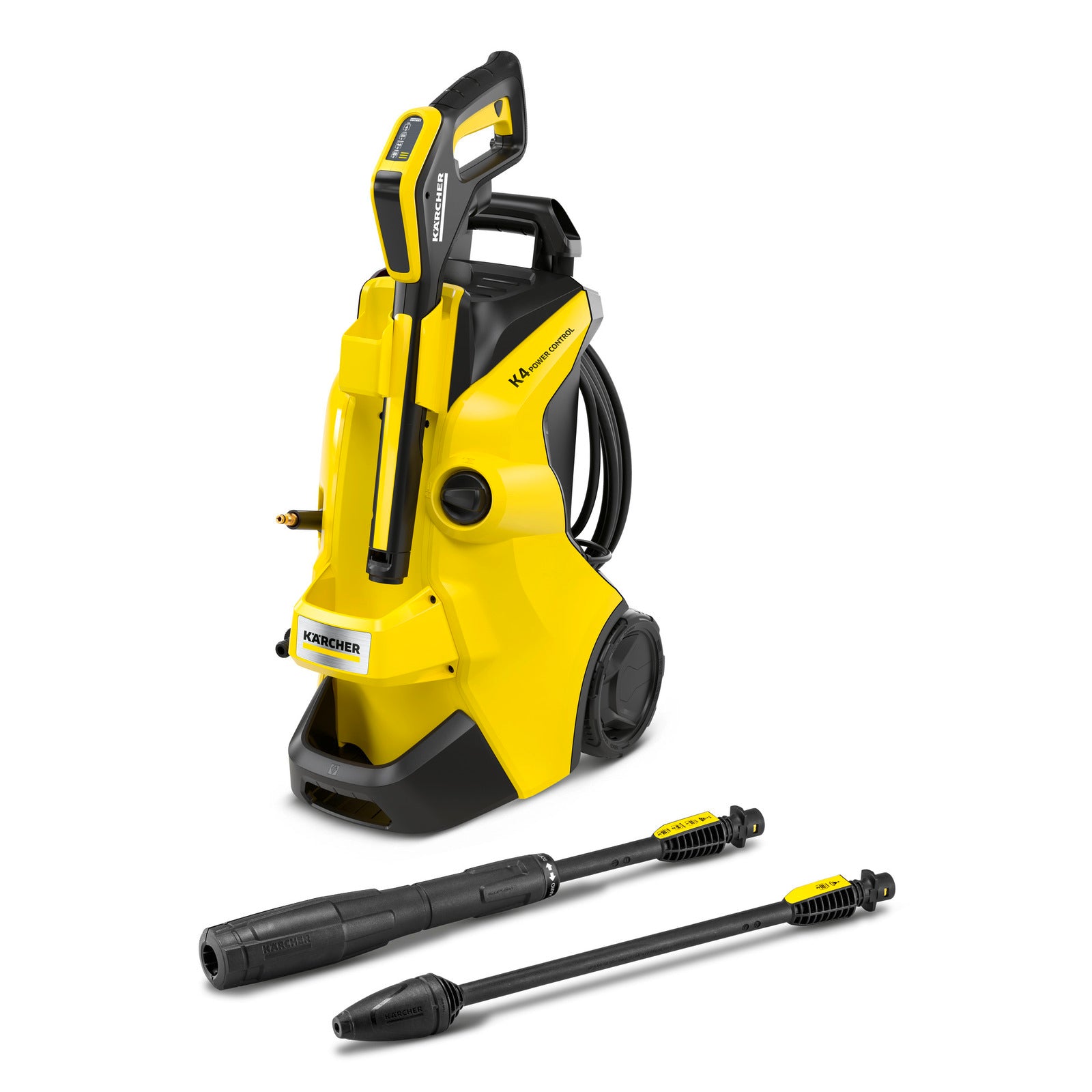 KARCHER Idropulitrice K 4 Power Control - Pressione: 20 – max. 130 / 2 – max. 13 bar / MPa - Portata: max. 420 l/h - Potenza allacciata: 1.8 kW