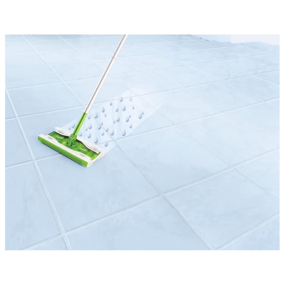 Swiffer wet panni umidi lavapavimenti per scopa al limone 5 confezioni da 12 panni