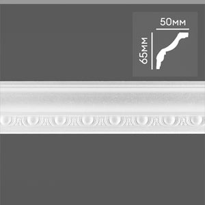 ml *** STOCK *** Pacco da 90ml di cornice decorativa in polistirene compatto XPS 50X65mm D101/80