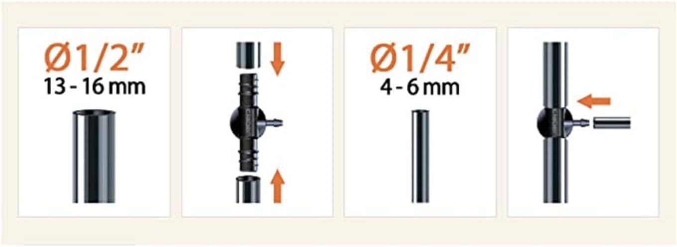 raccordo tre vie 1/2-1/4 pz. 2 micro 91073