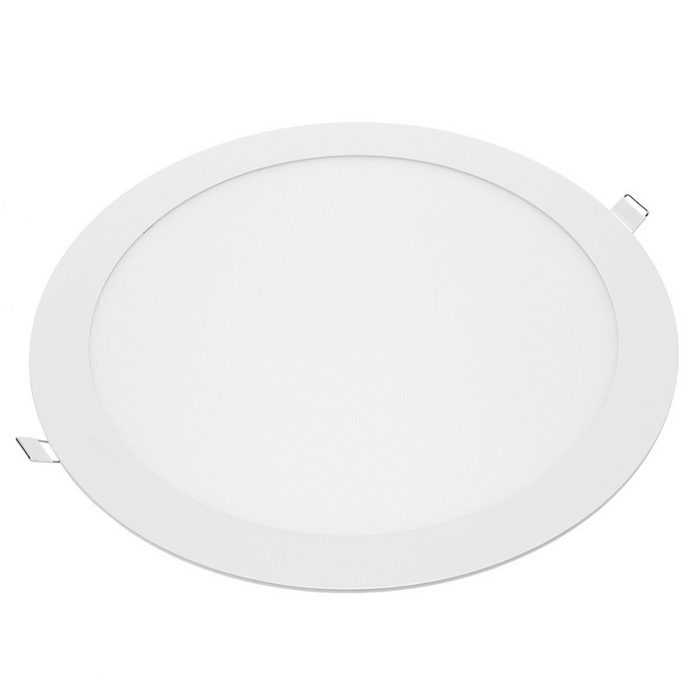 Pannello led incasso 285cm 24watt slim tondo soffitto alimentatore incluso temperatura 6000k