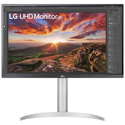 Lg 27up85np-w monitor pc 68,6 cm (27") 3840 x 2160 pixel 4k ultra hd led argento - 27UP85NP-W.BEU