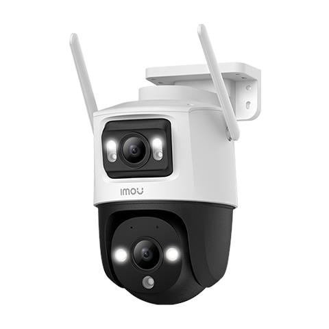 Imou - security cameras retail videocamera sorveglianza cruiser dual 10mp (5mp fissa 3.6mm + 5mp motorizzata) da esterno wi-fi colori zoom digitale 8x microfono altoparlante e sirena da 110 db integrati - IPC-S7XP-10M0WED