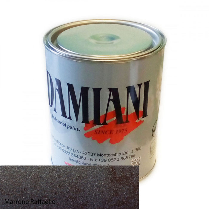 Damiani 1kg smalto ferromicaceo opaco a rapida essiccazione base nitro sintetica, colore  marrone raffaello