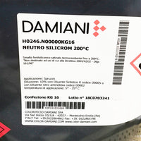 Damiani silicrom 1kg smalto alta temperatura tutti i ral 1000 - max 200°c, colore  ral 1033 - giallo dalia