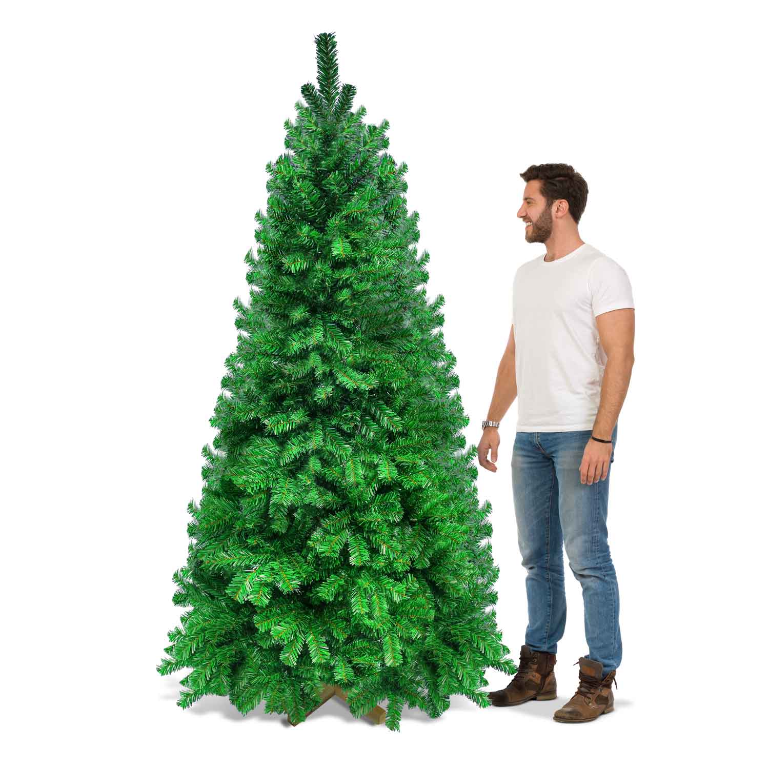 Dasher - Albero di Natale in PVC ø110 x 210H cm, 1100 rami