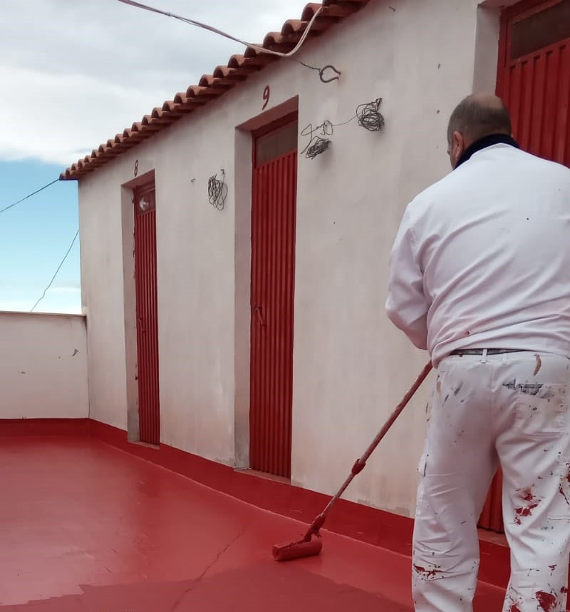 Guaina liquida impermeabilizante terrazzi 4 L VERDE - Vernice per terrazzi resistente alle infiltrazioni d'acqua