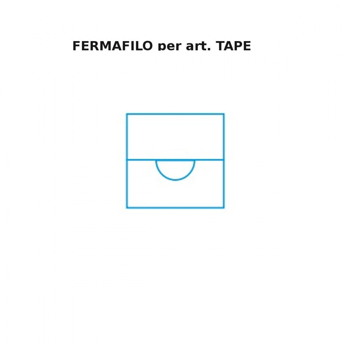 Decentramento fratelli braga tape 2133 n metallo, finitura metallo bianco