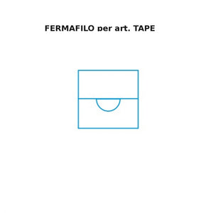 Decentramento fratelli braga tape 2133 n metallo, finitura metallo bianco