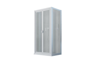 Box doccia 3 lati saloon 75x95x75 CM H 185 in Acrilico mod. Delta Trio