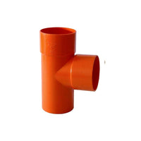 Derivazione 87.30° in pvc : Colore - Arancio, Diametro - 160