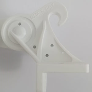 Braccetti per Tende da Sole in Alluminio Bracci Alluminio 50 cm in Coppia Bianco