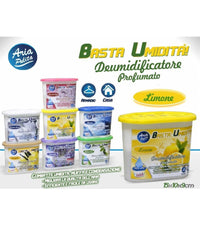 Deumidificatore Con 220 Gr. Di Granuli Deumidificatore Aria Fragranza Limone         