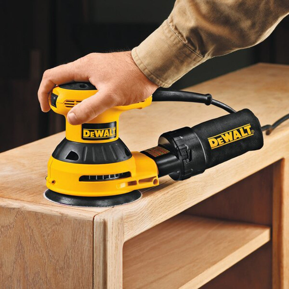 Dewalt 10pz disco abrasivo per levigatrice da 125mm con velcro, grana 180