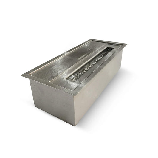 Bruciatore a bioetanolo per camino 1,5 L, in acciaio inox 30x12,5xH8,5 cm