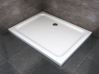 Piatto Doccia Rettangolare Ribassato In Abs H 5cm Con Piletta Inclusa 70x90