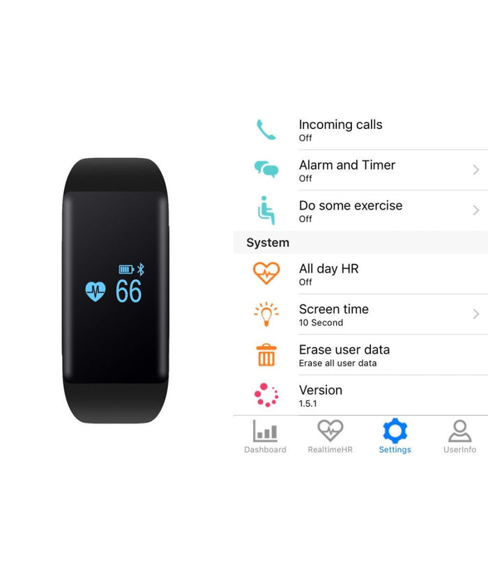 Dfit Fitness Bluetooth Ip66 Chiamate Sport  Braccialetto Orologio Android         