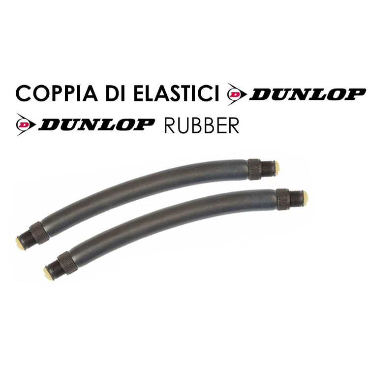 Coppia di elastici per arbalete dunlop diametro mm 18 lunghezza cm 16