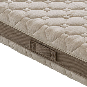 Materasso Matrimoniale 200x200 in memory foam, 3 strati, rivestimento sfoderabile, 5 cm di memory foam, 7 zone di comfort  