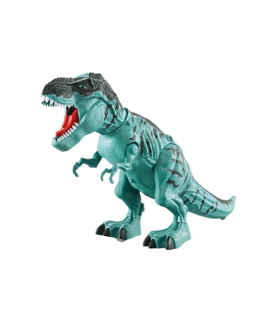 Dinosauro T Rex Gigante Con Suono E Luci  E Cammina Giocattolo Bambini 2 Colori         