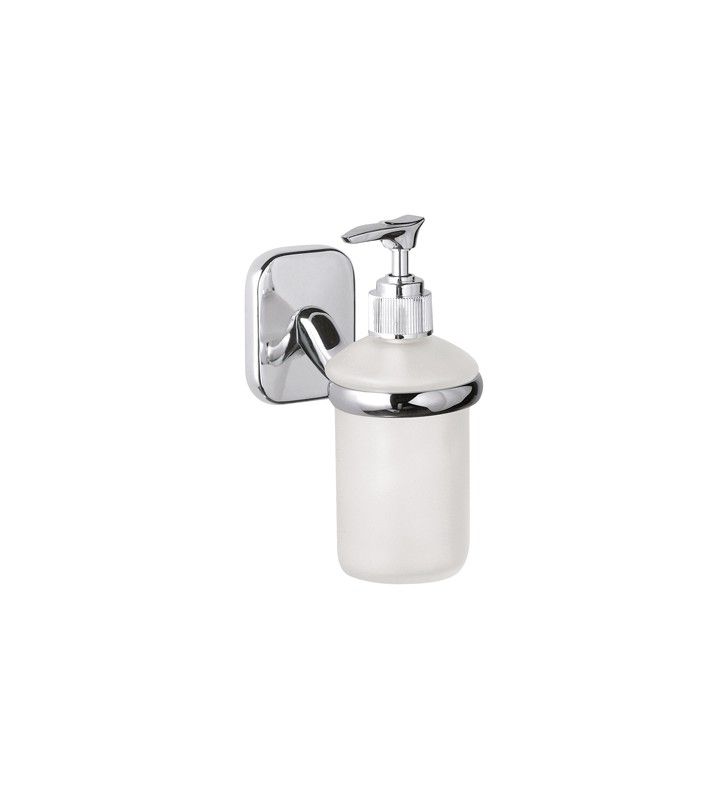 Dispenser da muro in vetro bianco sabbiato - serie suite cod 76360