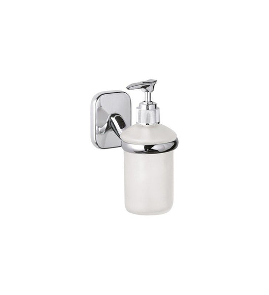 Dispenser da muro in vetro bianco sabbiato - serie suite cod 76360