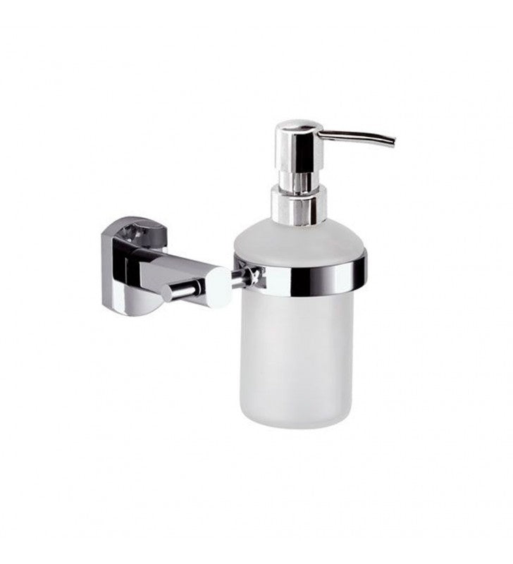 Dispenser in vetro bianco sabbiato - serie forma cod 76325