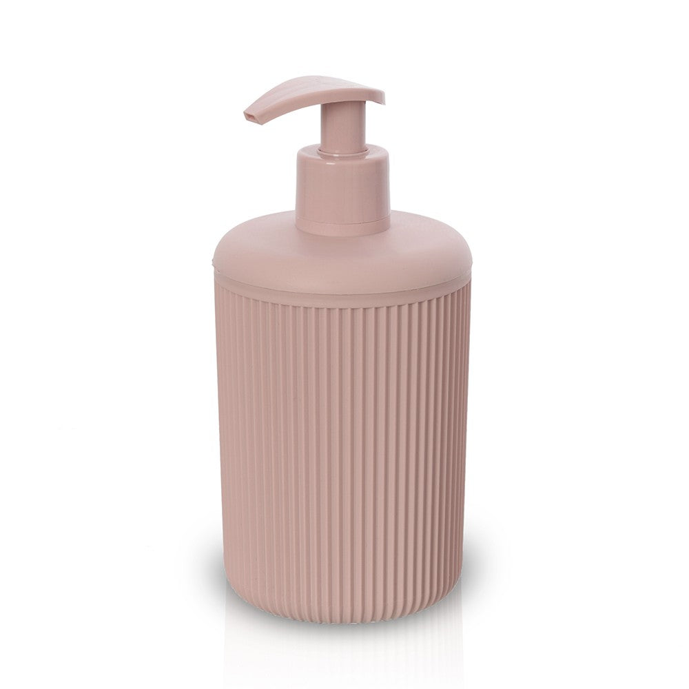 Dispenser sapone da appoggio rosa in plastica Ring