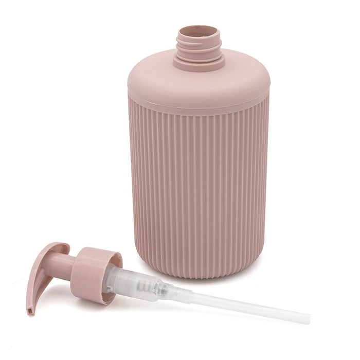 Dispenser sapone da appoggio rosa in plastica Ring